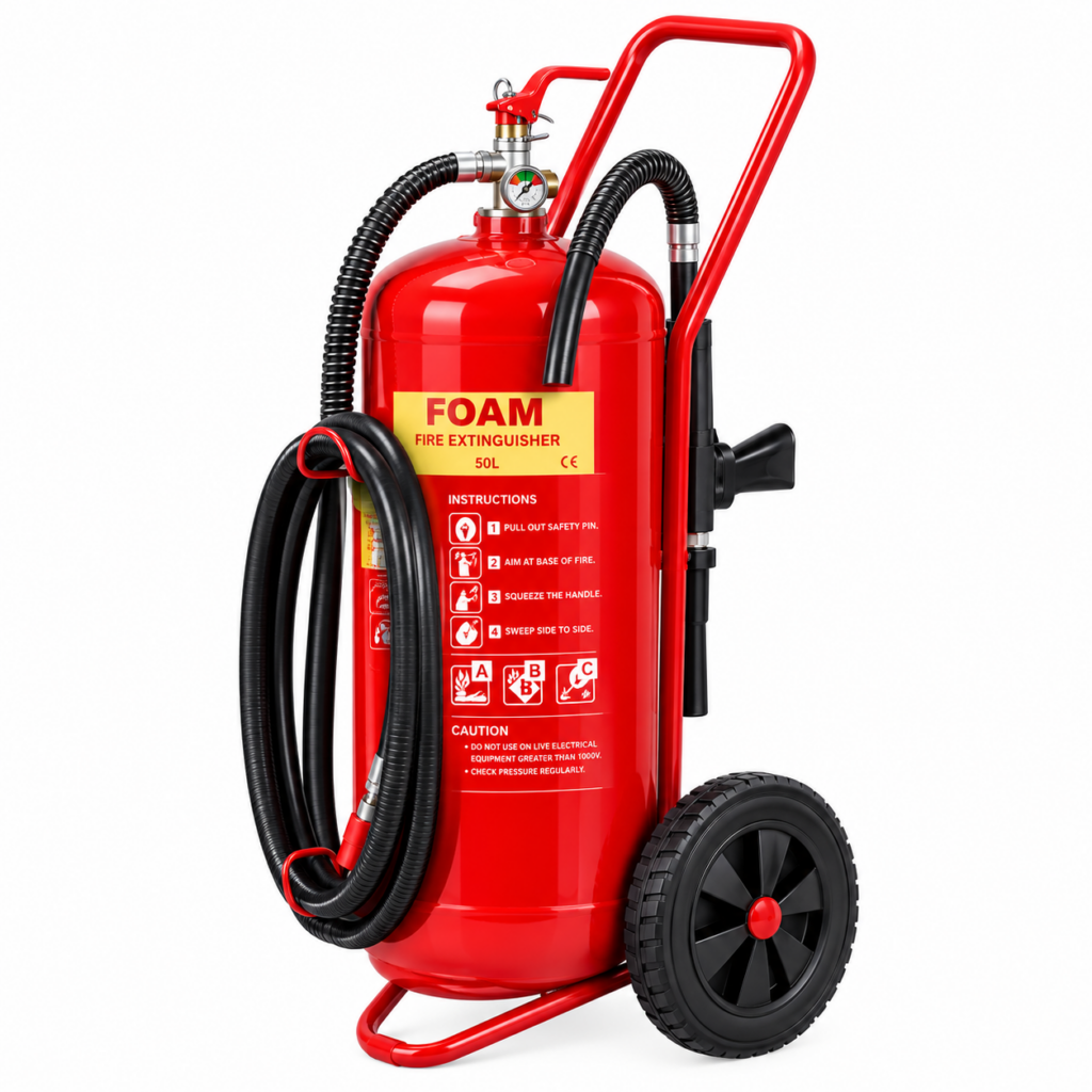 Trolley Fire Extinguisher,Foam Fire Extinguisher, Fire Fighting Equipment , Fire Suppression Systems,Fire Extinguisher，Supports Packaging/Valves/Printing/Cylinders whole-process ODM & OEM services .High-quality, with stable and reliable performance