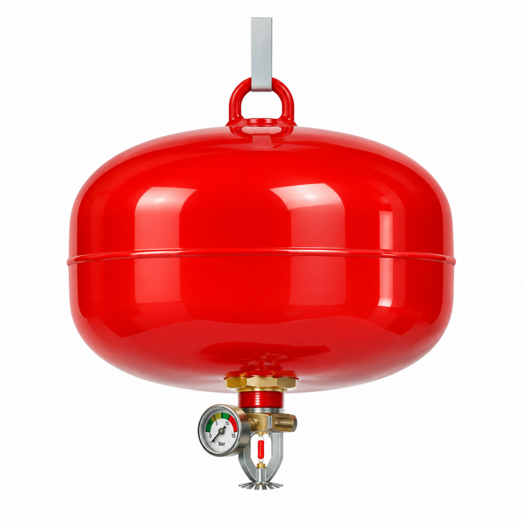 Hot-selling automatic fire extinguisher, hanging fire extinguisher, Factory manufacturer，supports OEM & ODM.ABC dry chemical powder extender, suitable for factories conforming to the International Organization for Standardization.