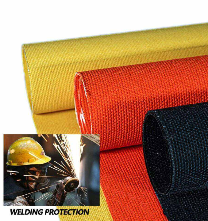 Welding blanket, portable and convenient,fireproof blanket, fire-resistant and heat-resistant, silicone coating，BSI-Certified Fire Emergency Blanket – Suitable for welding and Laboratories
