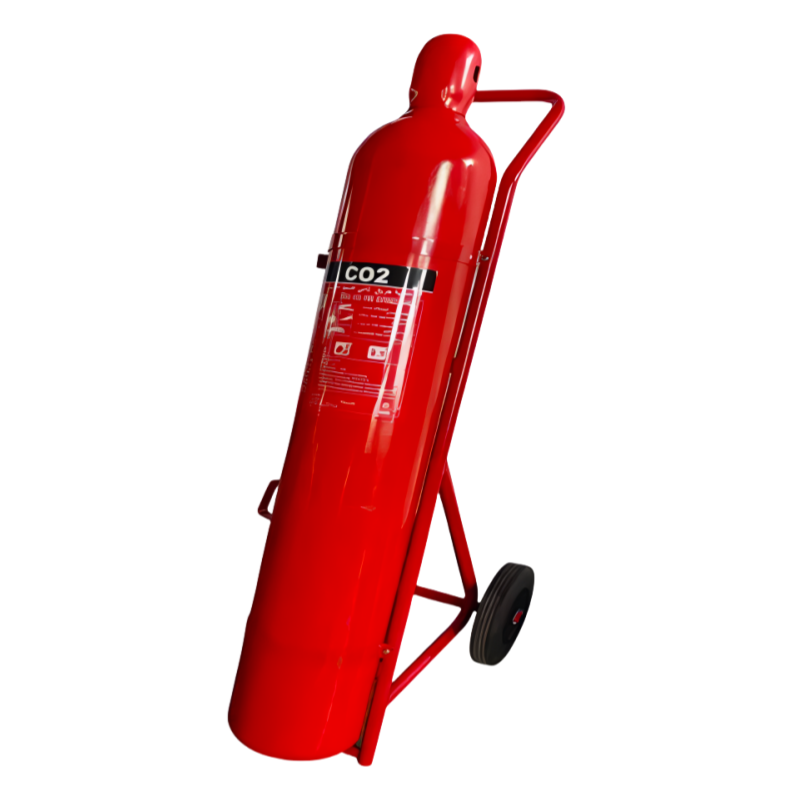 Trolley Fire Extinguisher,CO2 Fire Extinguisher, Fire Fighting Equipment , Fire Suppression Systems,OEM customization available; suitable for warehouse and industrial fire safety.Factory manufacturer，supports OEM & ODM.