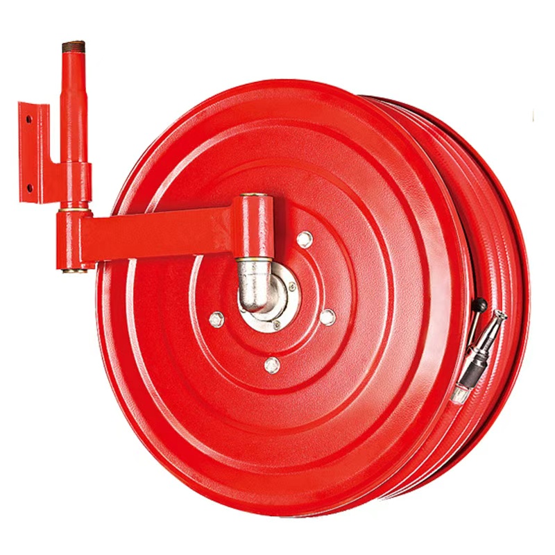 Fire Hose Reel，Fire Hose，High-pressure fire hose reels with excellent pressure resistance are fire-fighting equipment，High quality