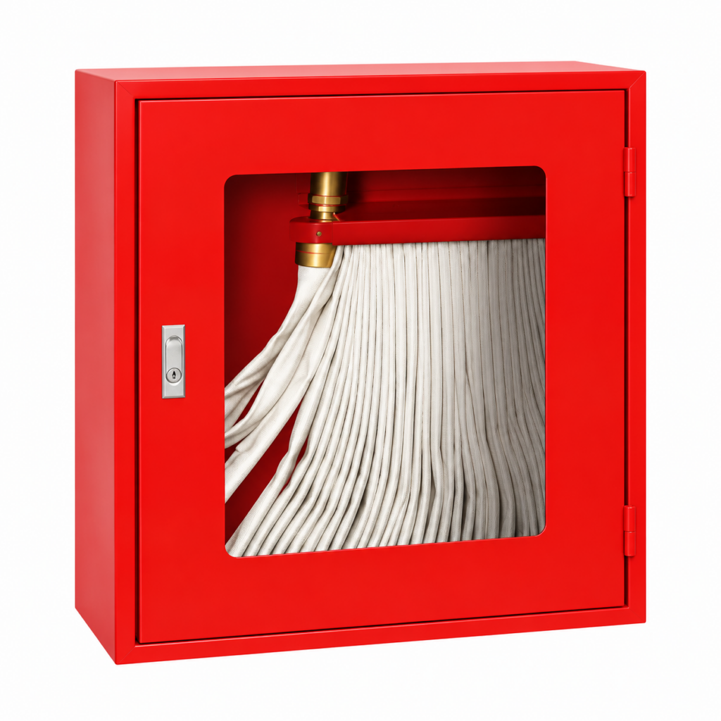 Fire hose cabinet, ODM/OEM fire hose cabinet, Stainless steel red fire hose reel cabinet-style fire box, easy to operate and durable design.Exceptional quality with stable, reliable performance; supports ODM and OEM services for packaging, dimensions, craftsmanship, and materials.