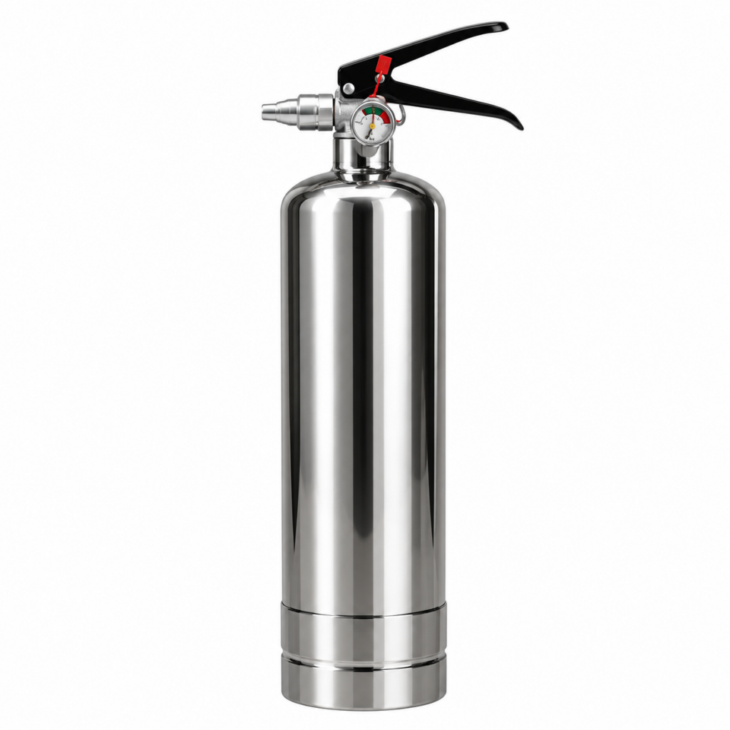 1,2L Foam /Water fire extinguisher,Portable fire extinguisher，Stainless Steel Fire Extinguisher, stainless steel, ISO CE certified.Factory manufacturer; supports OEM & ODM.
