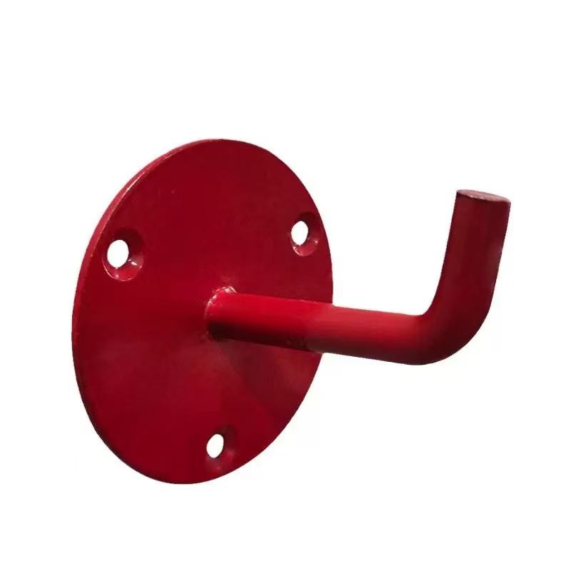 Fire extinguisher hooks available in various styles, suitable for CO2 and dry powder fire extinguishers,Fire Safety Equipment: Wall-Mounted Hook for 5kg  Fire Extinguisher – Iron Wall Bracket，Bracket & Hook，Red Fire Extinguisher Hook Hanger – Essential Fire Safety Accessory
