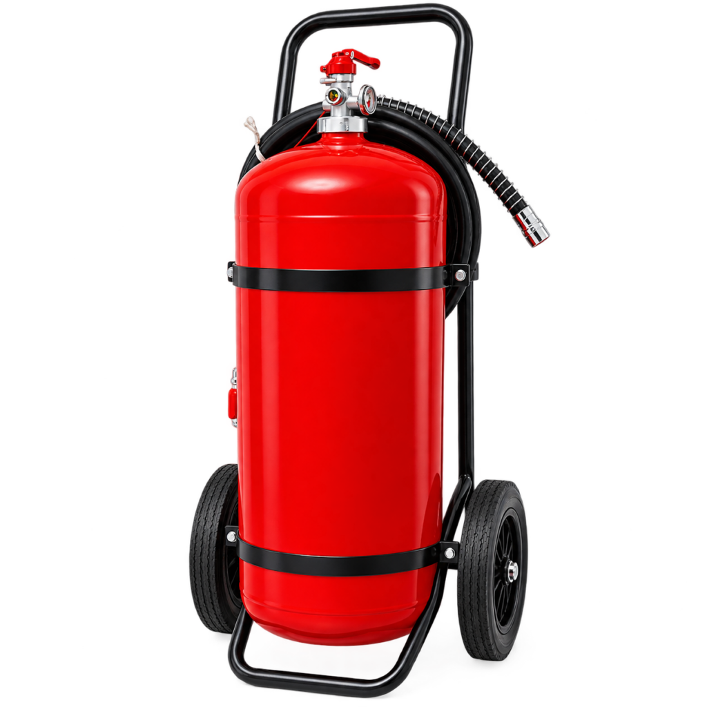 Trolley Fire Extinguisher,  Factory manufacturer; supports OEM & ODM.Fire extinguisher,50 kg dry powder chemical handcart fire extinguisher,OEM,ODM Service fire extinguisher
